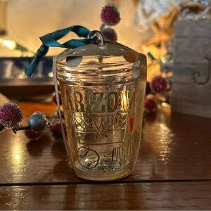 New Starbucks Holiday 2022 Been There Series Arizona Clear Glass Ornament